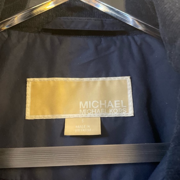 Michael Kors Navy Quilted Jacket - Sz Small - Picture 5 of 9